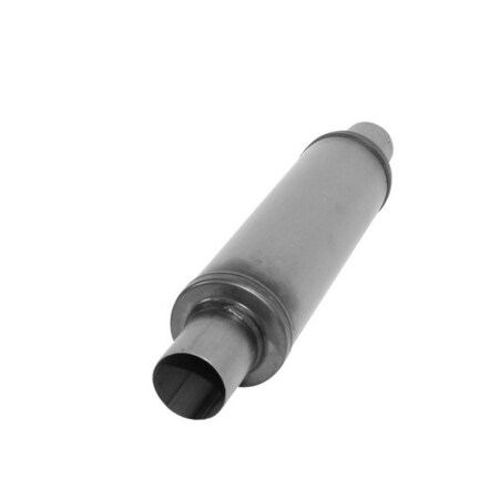 Ap Exhaust MUFFLER - XLERATOR STAINLESS STEEL, ROUND, 20IN OAL, 2.25IN XS0445